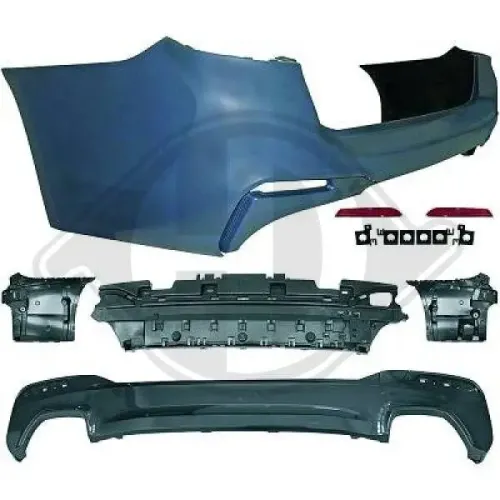 Stoßfänger hinten DIEDERICHS 1226555 Bild Stoßfänger hinten DIEDERICHS 1226555
