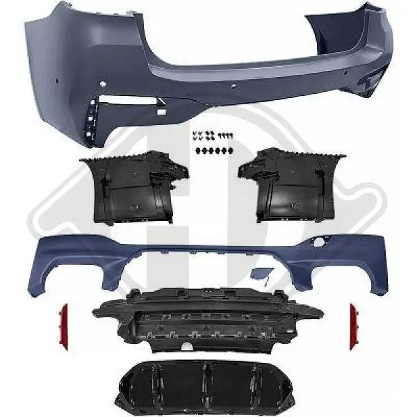 Stoßfänger hinten DIEDERICHS 1226558