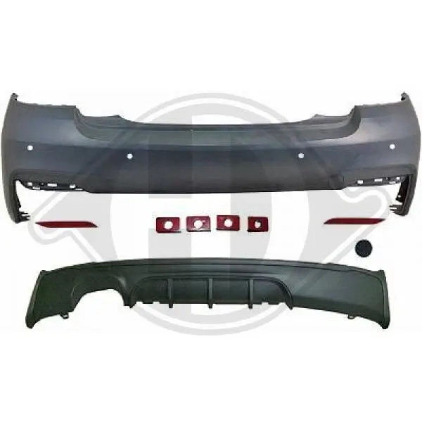 Stoßfänger hinten DIEDERICHS 1235355