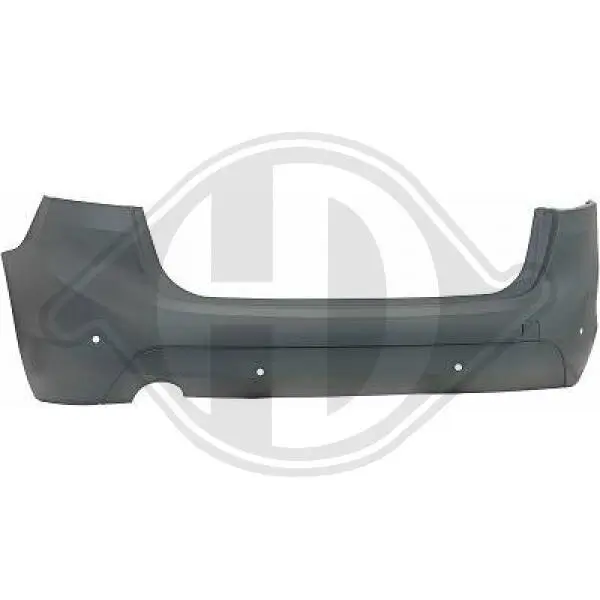 Stoßfänger hinten DIEDERICHS 1240056