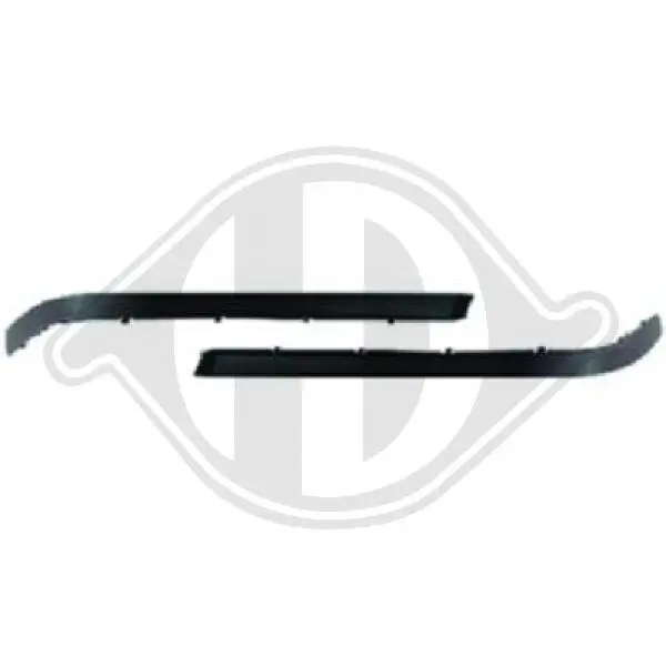 Zier-/Schutzleiste, Stoßfänger hinten rechts DIEDERICHS 1242266