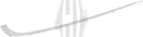 Zier-/Schutzleiste, Stoßfänger hinten rechts DIEDERICHS 1242268