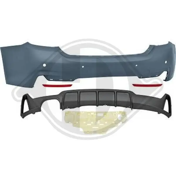 Stoßfänger hinten DIEDERICHS 1245556