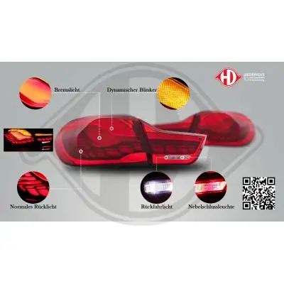 Heckleuchtensatz hinten beidseitig DIEDERICHS 1245890 Bild Heckleuchtensatz hinten beidseitig DIEDERICHS 1245890