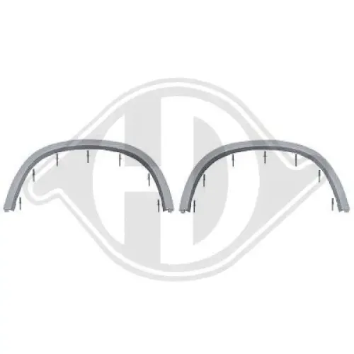 Zier-/Schutzleistensatz beidseitig hinten DIEDERICHS 1265467 Bild Zier-/Schutzleistensatz beidseitig hinten DIEDERICHS 1265467