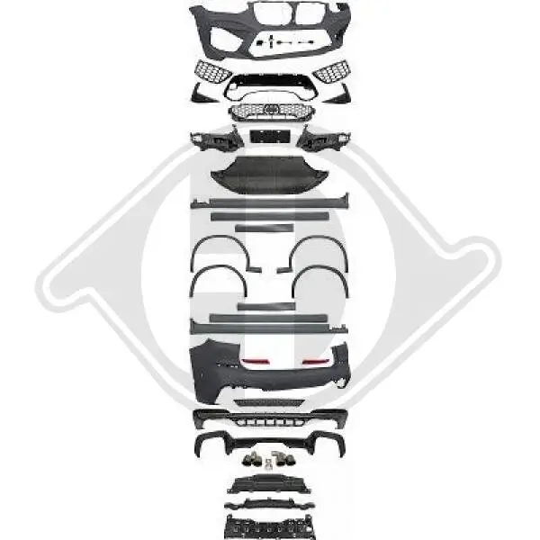 Stoßfänger vorne hinten DIEDERICHS 1277350