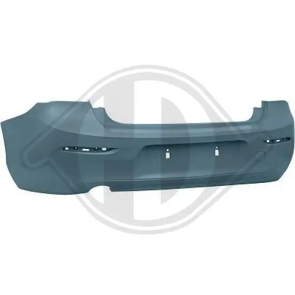 Stoßfänger hinten DIEDERICHS 1281156