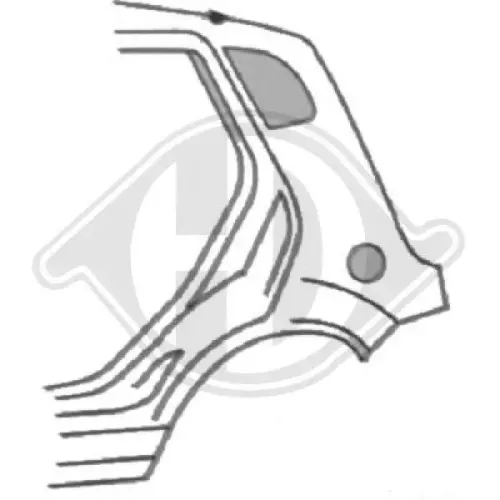 Seitenwand links DIEDERICHS 1404037 Bild Seitenwand links DIEDERICHS 1404037