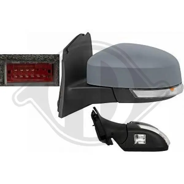 Außenspiegel links DIEDERICHS 1418325