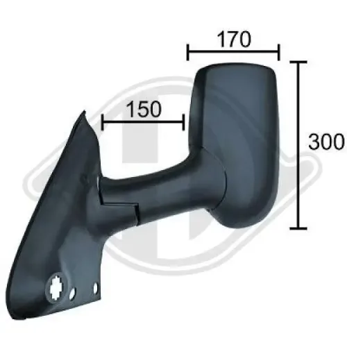 Stoßfänger hinten links DIEDERICHS 1456157 Bild Stoßfänger hinten links DIEDERICHS 1456157