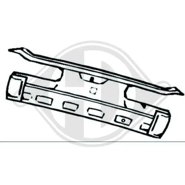 Zier-/Schutzleiste, Tür hinten rechts DIEDERICHS 1611038