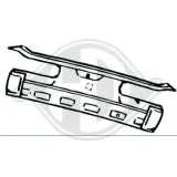 Zier-/Schutzleiste, Tür hinten rechts DIEDERICHS 1611038