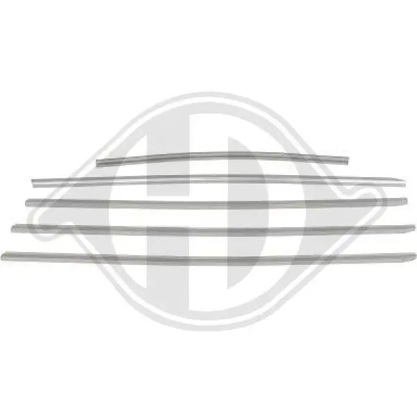 Zier-/Schutzleistensatz, Kühlergitter DIEDERICHS 1614046