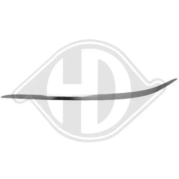 Zier-/Schutzleiste, Stoßfänger vorne links DIEDERICHS 1615165