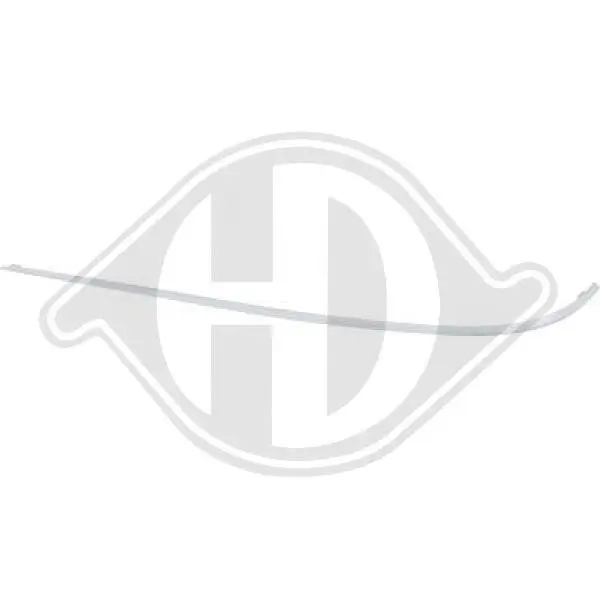 Zier-/Schutzleiste, Stoßfänger hinten links DIEDERICHS 1615269