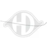 Zier-/Schutzleiste, Stoßfänger hinten links DIEDERICHS 1615269