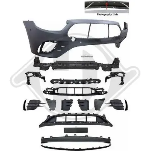 Stoßfänger vorne DIEDERICHS 1618750 Bild Stoßfänger vorne DIEDERICHS 1618750