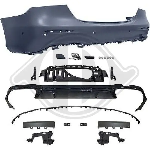 Stoßfänger hinten DIEDERICHS 1618756