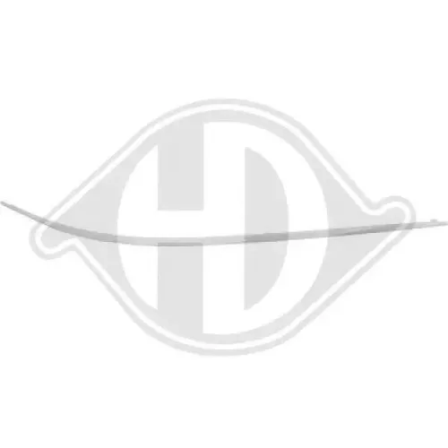 Zier-/Schutzleiste, Stoßfänger vorne rechts DIEDERICHS 1626064 Bild Zier-/Schutzleiste, Stoßfänger vorne rechts DIEDERICHS 1626064