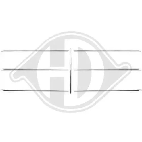 Zier-/Schutzleistensatz, Kühlergitter DIEDERICHS 1640044 Bild Zier-/Schutzleistensatz, Kühlergitter DIEDERICHS 1640044