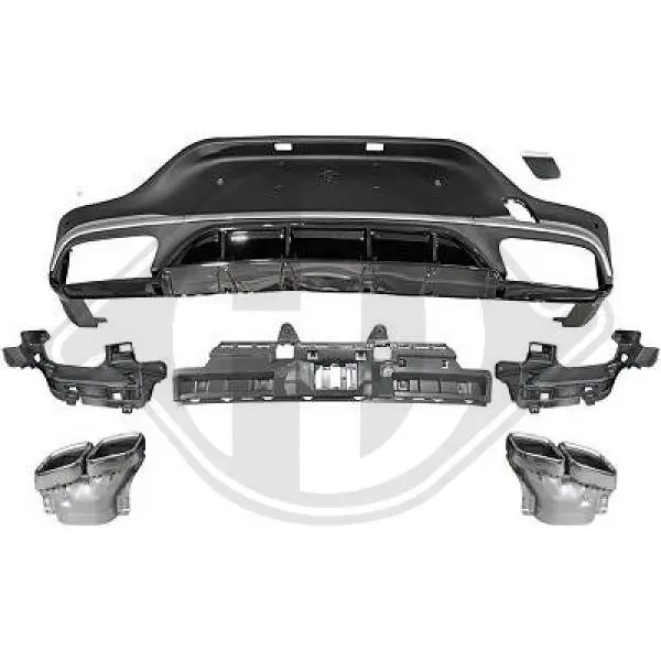 Blende, Stoßfänger hinten DIEDERICHS 1656259