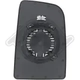 Spiegelglas, Außenspiegel Außenspiegel links DIEDERICHS 1663227