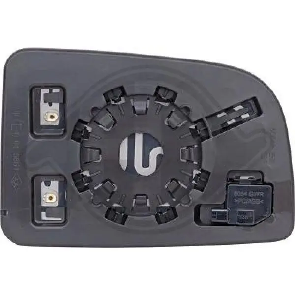 Spiegelglas, Außenspiegel rechts DIEDERICHS 1664128