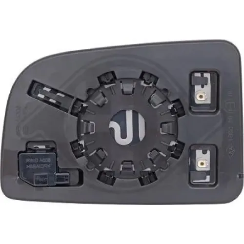 Spiegelglas, Außenspiegel links DIEDERICHS 1664129 Bild Spiegelglas, Außenspiegel links DIEDERICHS 1664129