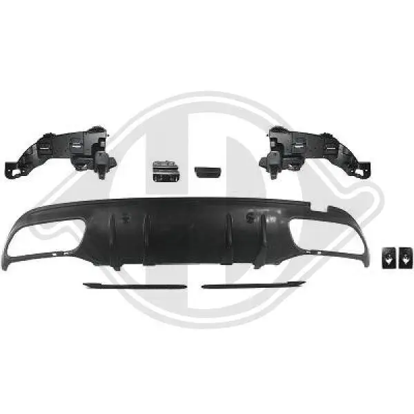 Blende, Stoßfänger hinten DIEDERICHS 1673866