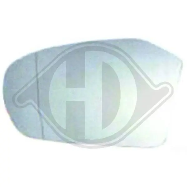 Spiegelglas, Außenspiegel rechts DIEDERICHS 1681226