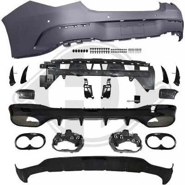 Stoßfänger hinten DIEDERICHS 1683855