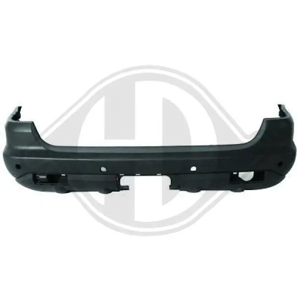 Stoßfänger hinten DIEDERICHS 1690156