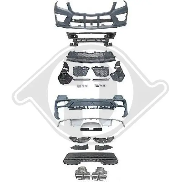 Stoßfänger hinten vorne DIEDERICHS 1692550