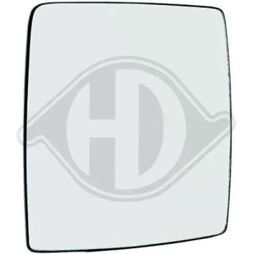 Spiegelglas, Außenspiegel rechts DIEDERICHS 1813228 Bild Spiegelglas, Außenspiegel rechts DIEDERICHS 1813228