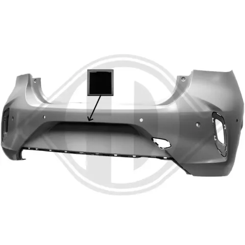 Stoßfänger hinten DIEDERICHS 1816058 Bild Stoßfänger hinten DIEDERICHS 1816058