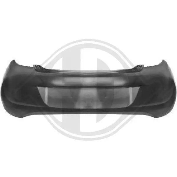 Stoßfänger hinten DIEDERICHS 1867056