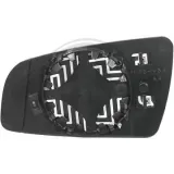 Spiegelglas, Außenspiegel links DIEDERICHS 1891027