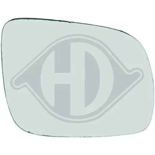 Spiegelglas, Außenspiegel rechts DIEDERICHS 2213028 Bild Spiegelglas, Außenspiegel rechts DIEDERICHS 2213028