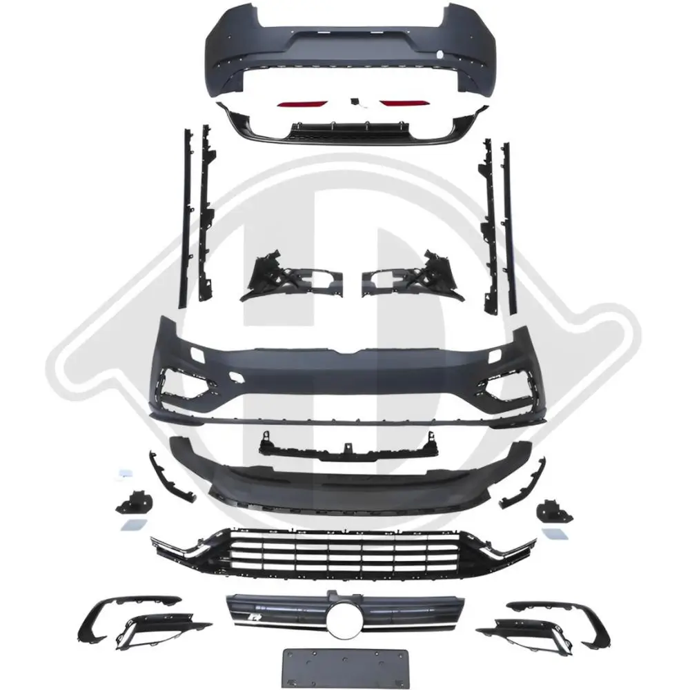 Stoßfänger vorne seitlicher Anbau hinten DIEDERICHS 2216950