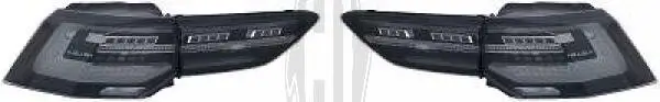 Heckleuchtensatz hinten DIEDERICHS 2218396