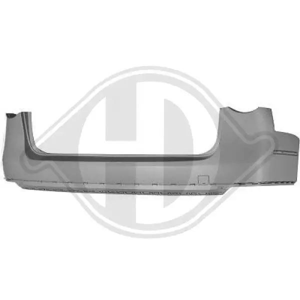 Stoßfänger hinten DIEDERICHS 2247655