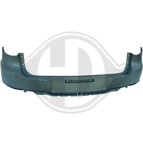 Stoßfänger hinten DIEDERICHS 2255055