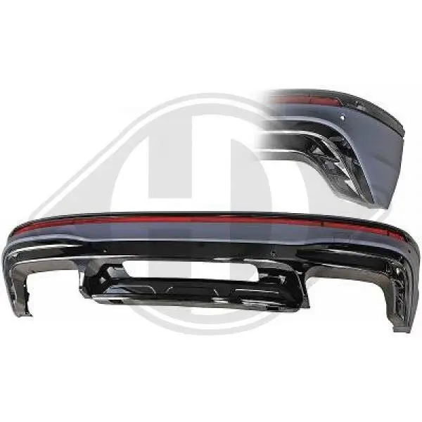 Stoßfänger hinten DIEDERICHS 2257355