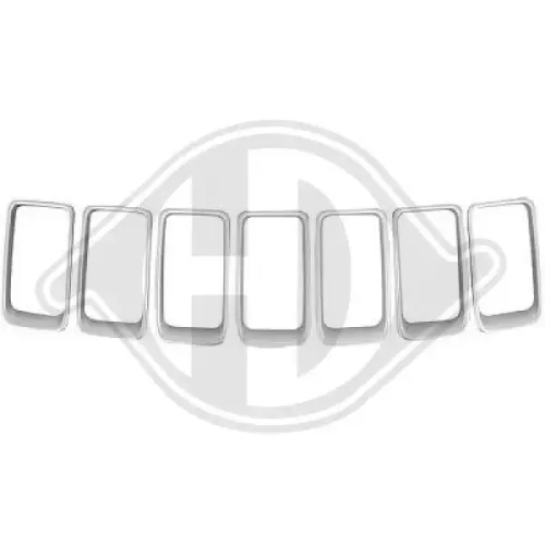 Zier-/Schutzleistensatz, Kühlergitter DIEDERICHS 2613143 Bild Zier-/Schutzleistensatz, Kühlergitter DIEDERICHS 2613143