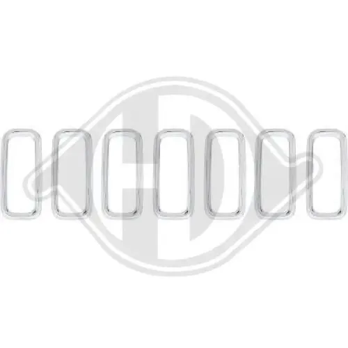 Blende, Kühlergitter Mitte DIEDERICHS 2660041 Bild Blende, Kühlergitter Mitte DIEDERICHS 2660041