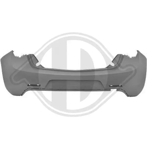 Stoßfänger hinten DIEDERICHS 3042055
