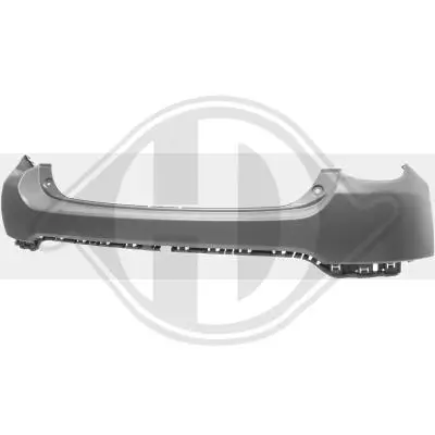 Stoßfänger hinten DIEDERICHS 3425855 Bild Stoßfänger hinten DIEDERICHS 3425855