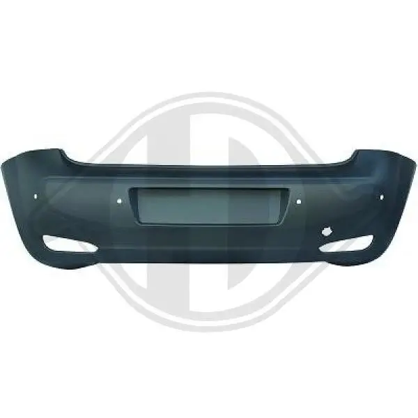 Stoßfänger hinten DIEDERICHS 3457156