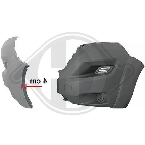 Stoßfänger vorne links DIEDERICHS 3484753