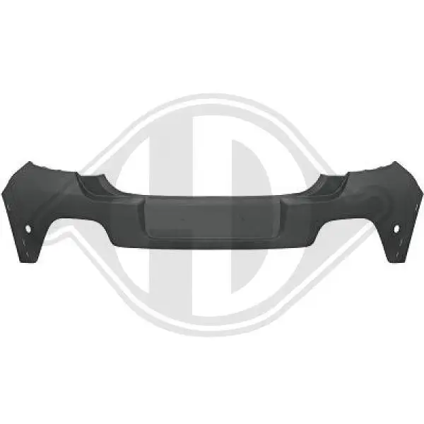 Stoßfänger hinten DIEDERICHS 4007057